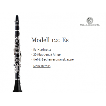 KÈN MonningAdler INSTRUMENTS Klarinette - Modell 120 Es